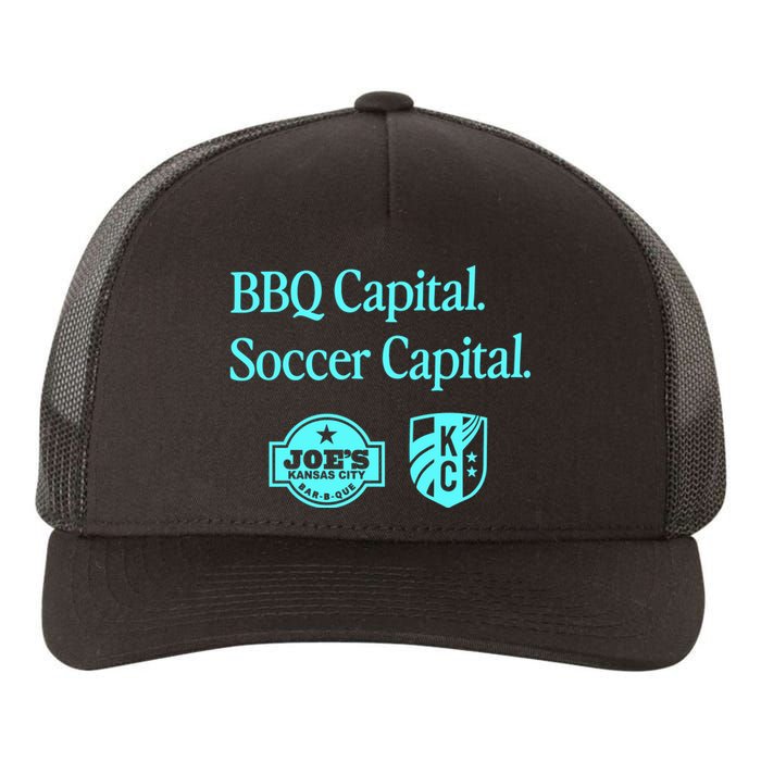 Kccurrent Bbq Capital Soccer Capital Yupoong Adult 5-Panel Trucker Hat