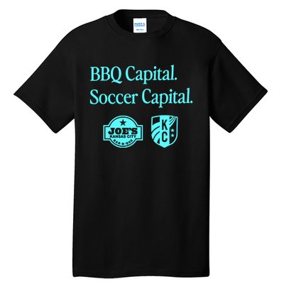 Kccurrent Bbq Capital Soccer Capital Tall T-Shirt