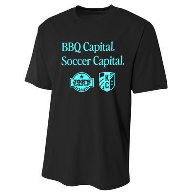 Kccurrent Bbq Capital Soccer Capital Performance Sprint T-Shirt