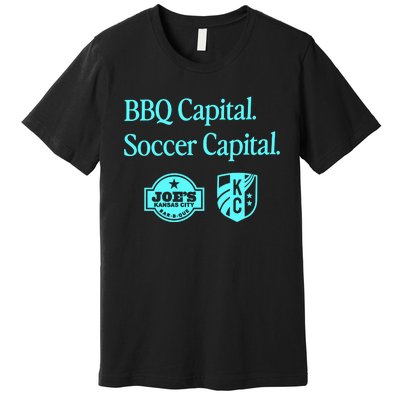 Kccurrent Bbq Capital Soccer Capital Premium T-Shirt