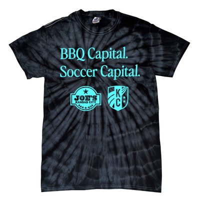 Kccurrent Bbq Capital Soccer Capital Tie-Dye T-Shirt