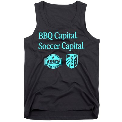 Kccurrent Bbq Capital Soccer Capital Tank Top