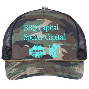 Kccurrent Bbq Capital Soccer Capital Retro Rope Trucker Hat Cap