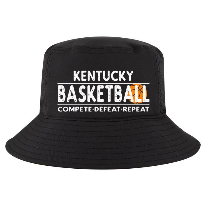 Kentucky Basketball Compete Defeat Repeat Cool Comfort Performance Bucket Hat