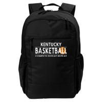 Kentucky Basketball Compete Defeat Repeat Daily Commute Backpack