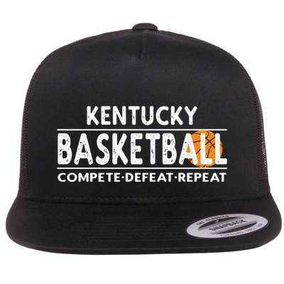 Kentucky Basketball Compete Defeat Repeat Flatbill Hat