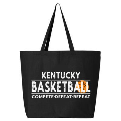 Kentucky Basketball Compete Defeat Repeat 25L Jumbo Tote