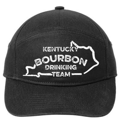 Kentucky Bourbon Drinking Team State Whiskey Lover 7-Panel Snapback Hat
