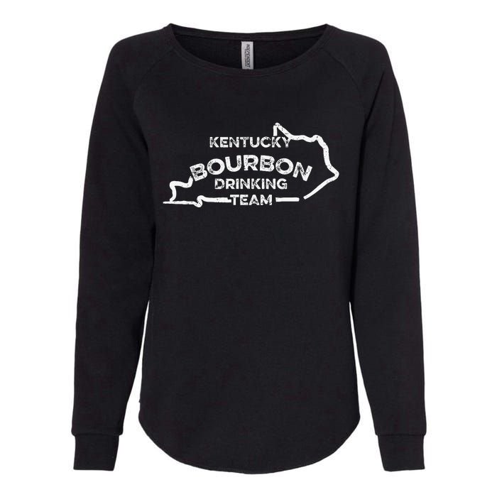 Kentucky Bourbon Drinking Team State Whiskey Lover Womens California Wash Sweatshirt