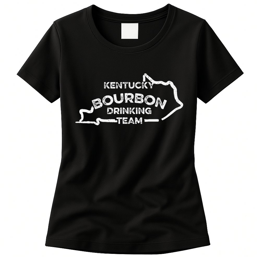 Kentucky Bourbon Drinking Team State Whiskey Lover Womens T-Shirt