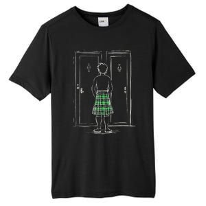 Kilt Bathroom Dilemma Tall Fusion ChromaSoft Performance T-Shirt