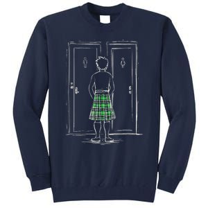 Kilt Bathroom Dilemma Tall Sweatshirt