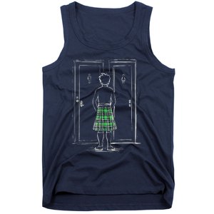 Kilt Bathroom Dilemma Tank Top