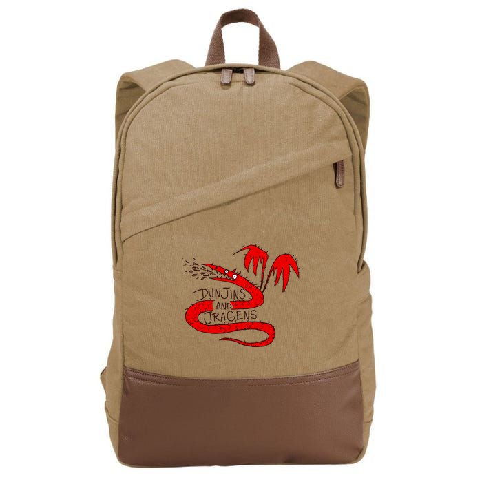 Kyle Beaudette Dunjins And Jragens Cotton Canvas Backpack