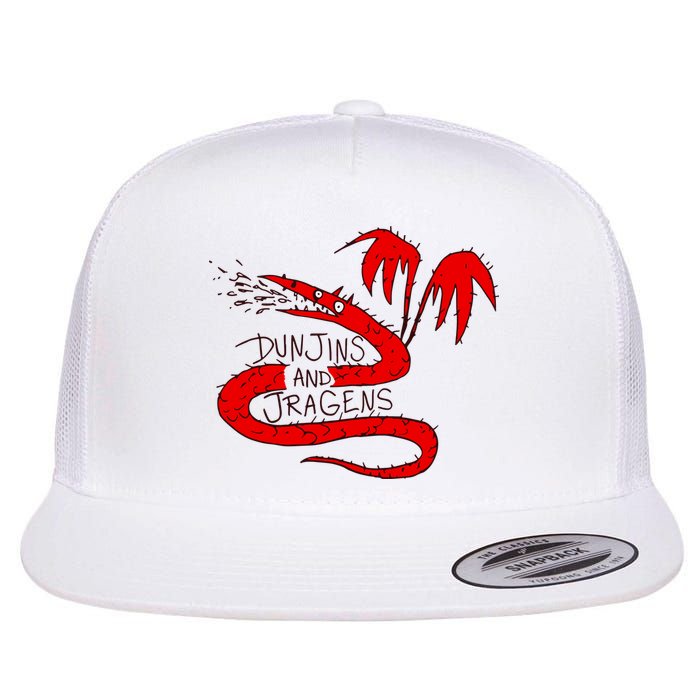 Kyle Beaudette Dunjins And Jragens Flat Bill Trucker Hat
