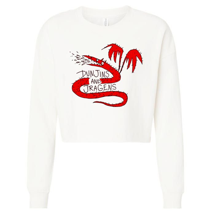 Kyle Beaudette Dunjins And Jragens Cropped Pullover Crew