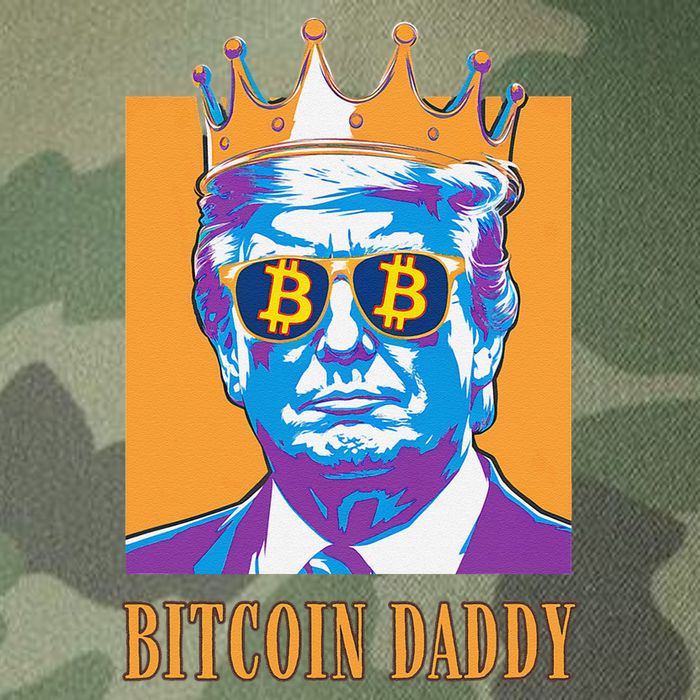 Kawaii Bitcoin Daddy Trump Crypto King Bitcoin Chill Bullrun Legacy Tie Dye Trucker Hat