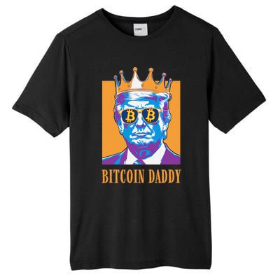 Kawaii Bitcoin Daddy Trump Crypto King Bitcoin Chill Bullrun Tall Fusion ChromaSoft Performance T-Shirt