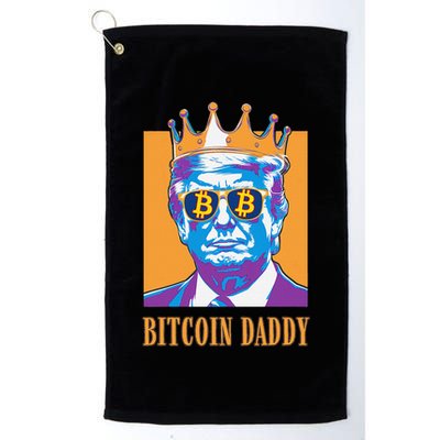Kawaii Bitcoin Daddy Trump Crypto King Bitcoin Chill Bullrun Golf Towel