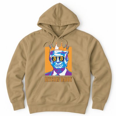 Kawaii Bitcoin Daddy Trump Crypto King Bitcoin Chill Bullrun Hoodie