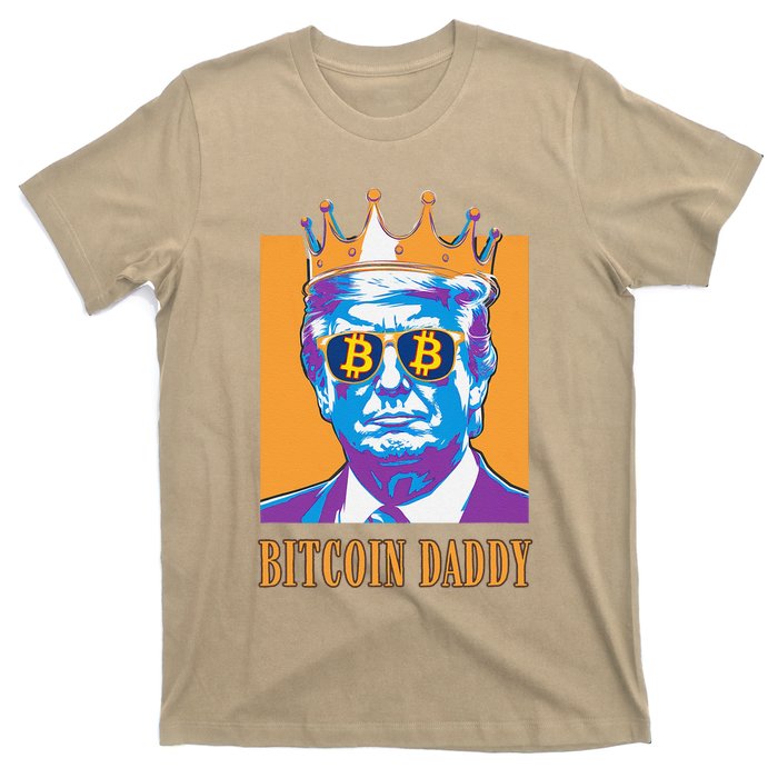 Kawaii Bitcoin Daddy Trump Crypto King Bitcoin Chill Bullrun T-Shirt