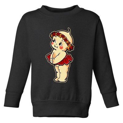 Kewpie Baby Flower Child Toddler Sweatshirt