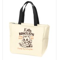 Kitty Biscuits Fluffy Purrfect Since 1963 Zip Tote Bag