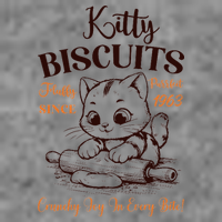 Kitty Biscuits Fluffy Purrfect Since 1963 Tall Sweatshirt