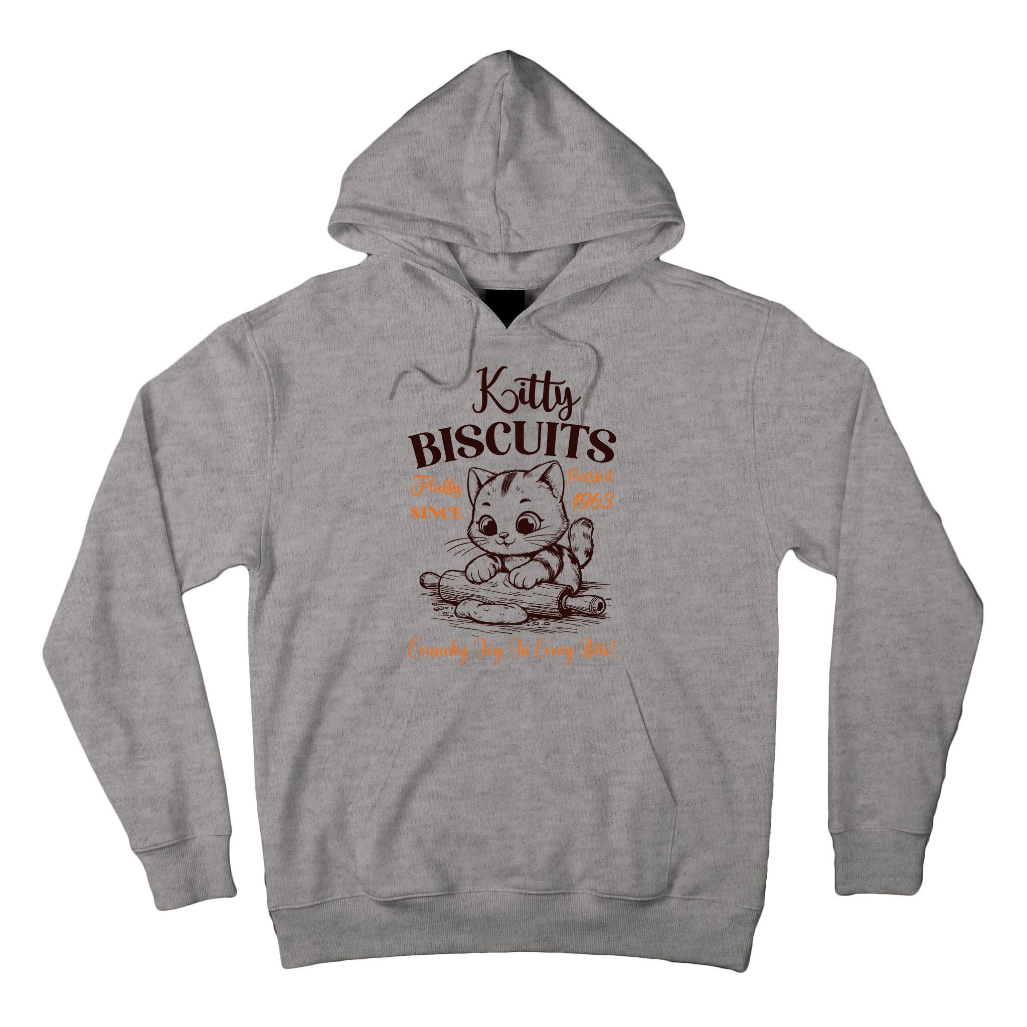 Kitty Biscuits Fluffy Purrfect Since 1963 Tall Hoodie