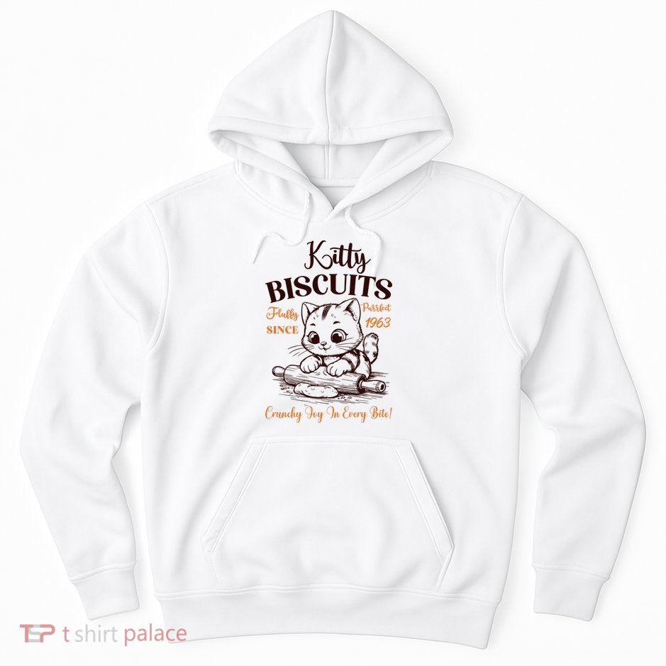 Kitty Biscuits Fluffy Purrfect Since 1963 Hoodie