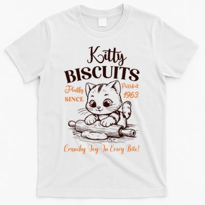 Kitty Biscuits Fluffy Purrfect Since 1963 T-Shirt