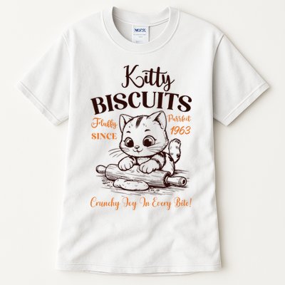 Kitty Biscuits Fluffy Purrfect Since 1963 Tall T-Shirt