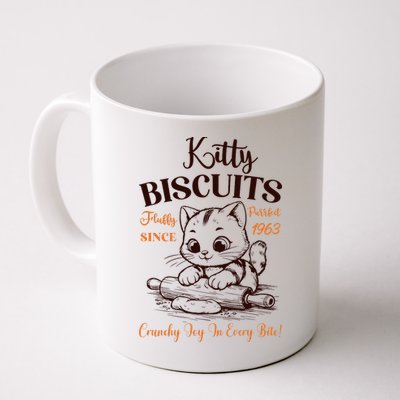 Kitty Biscuits Fluffy Purrfect Since 1963 Mug