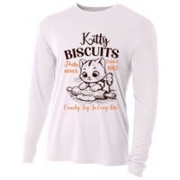 Kitty Biscuits Fluffy Purrfect Since 1963 Cooling Performance Long Sleeve Crew