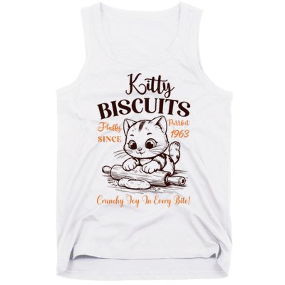 Kitty Biscuits Fluffy Purrfect Since 1963 Tank Top