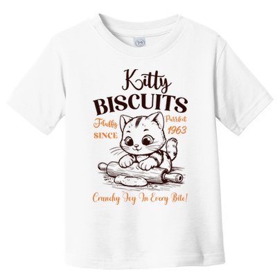 Kitty Biscuits Fluffy Purrfect Since 1963 Toddler T-Shirt