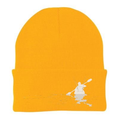 Kayak Bass Fishing Graphic Kayak Angler Kayaking Fisherman Knit Cap Winter Beanie