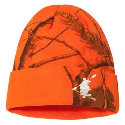 Kayak Bass Fishing Graphic Kayak Angler Kayaking Fisherman Kati Licensed 12" Camo Beanie