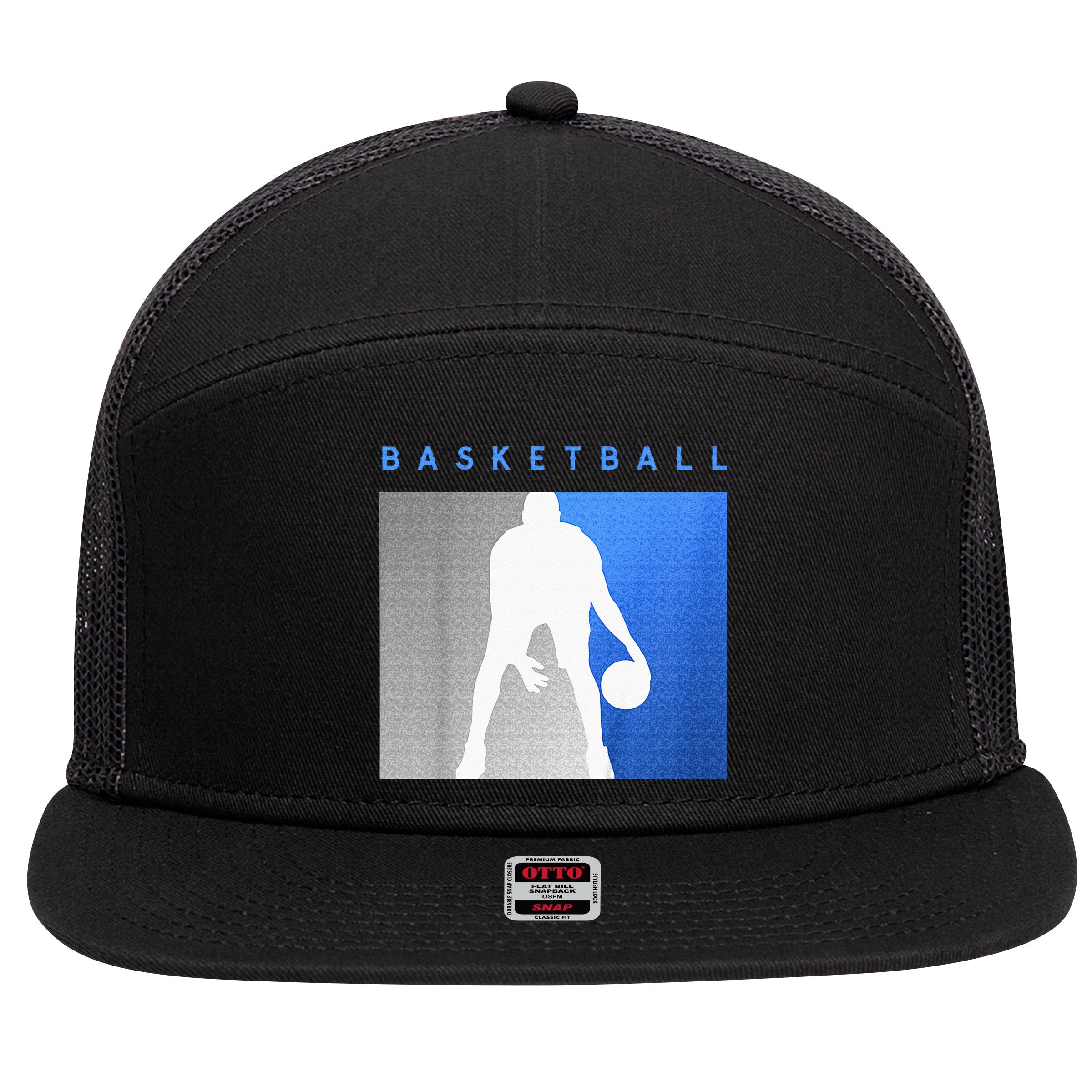 Kids Basketball For Basketball Apparel Basketball 7 Panel Mesh Trucker Snapback Hat