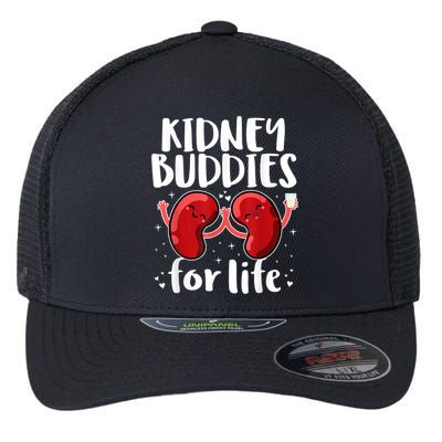 Kidney Buddies For Life Donor Recipient Flexfit Unipanel Trucker Cap