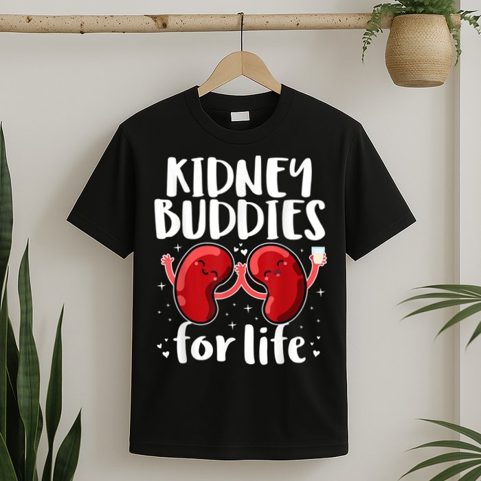 Kidney Buddies For Life Donor Recipient T-Shirt