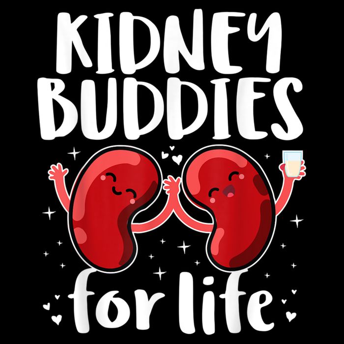 Kidney Buddies For Life Donor Recipient Drawstring Bag