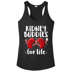 Kidney Buddies For Life Donor Recipient Ladies PosiCharge Competitor Racerback Tank