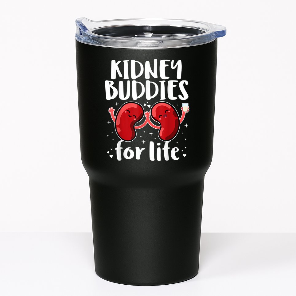Kidney Buddies For Life Donor Recipient Tumbler