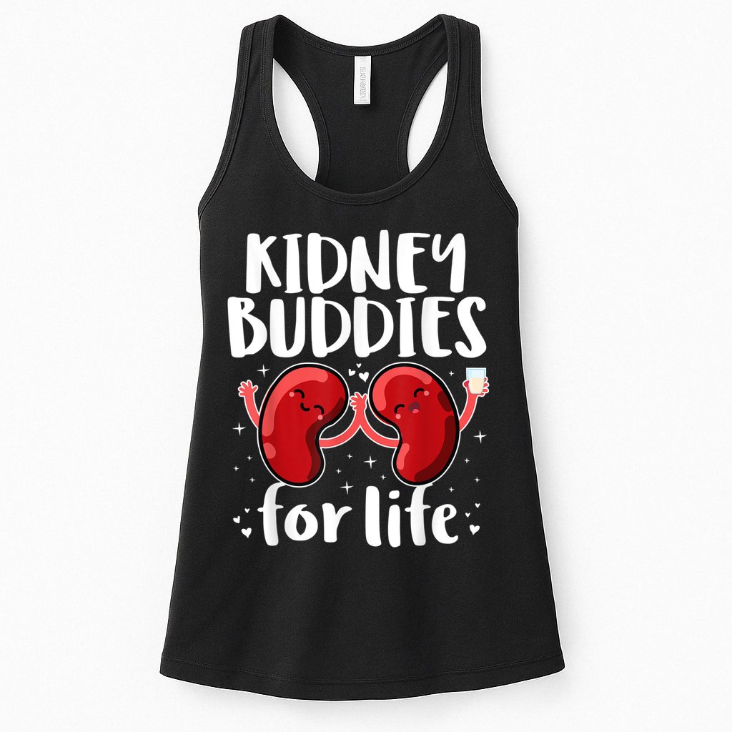 Kidney Buddies For Life Donor Recipient Womens Tank Top