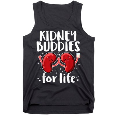 Kidney Buddies For Life Donor Recipient Tank Top