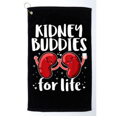 Kidney Buddies For Life Donor Recipient Golf Towel