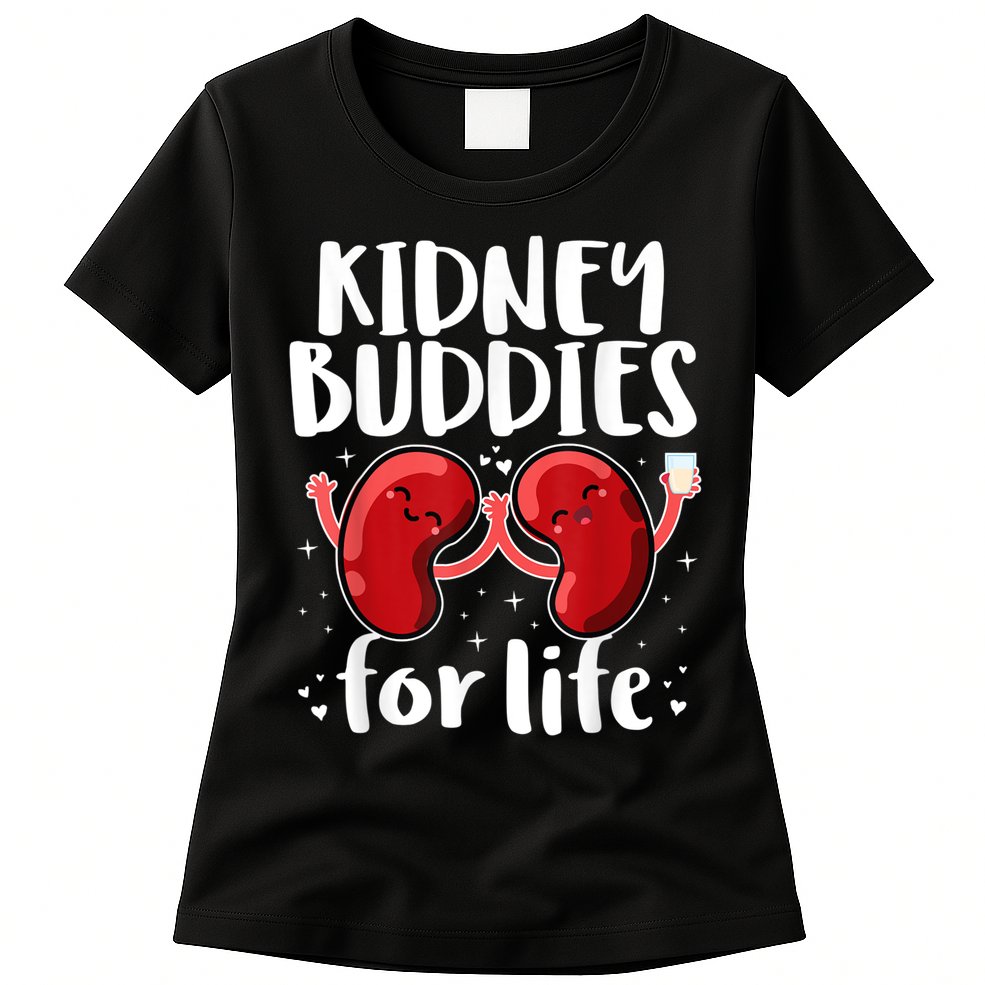 Kidney Buddies For Life Donor Recipient Womens T-Shirt