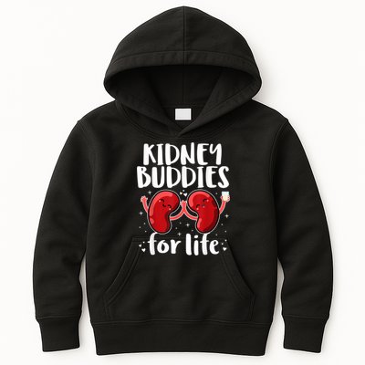 Kidney Buddies For Life Donor Recipient Kids Hoodie