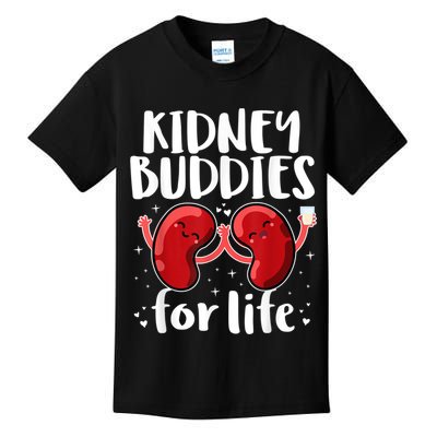 Kidney Buddies For Life Donor Recipient Kids T-Shirt